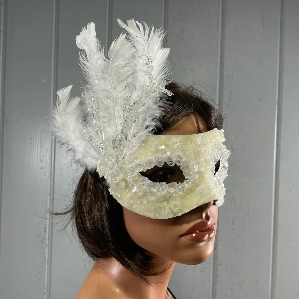 **Custom Ice Masquerade Mask Halloween